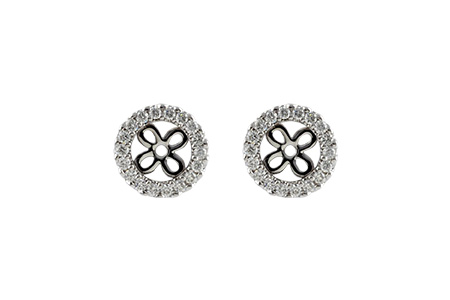 D215-13376: EARRING JACKETS .24 TW (FOR 0.75-1.00 CT TW STUDS)