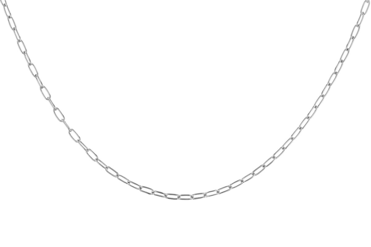 F301-51603: PAPERCLIP SM (18IN, 2.40MM, 14KT, LOBSTER CLASP)
