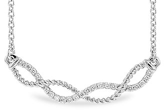 G301-47048: NECKLACE .12 TW