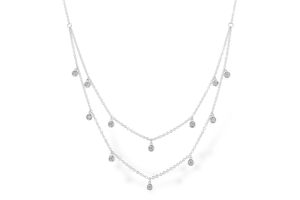 M301-47075: NECKLACE .22 TW (18 INCHES)