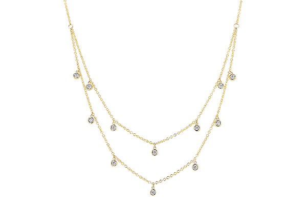 M301-47075: NECKLACE .22 TW (18 INCHES)