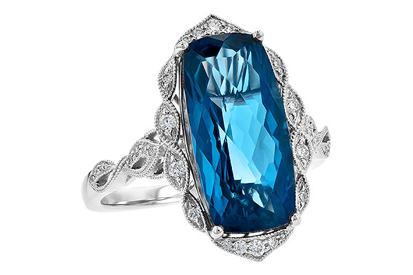 A217-83367: LDS RG 6.75 LONDON BLUE TOPAZ 6.90 TGW