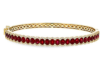 A302-44276: BANGLE 5.04 TW RUBY 5.60 TGW