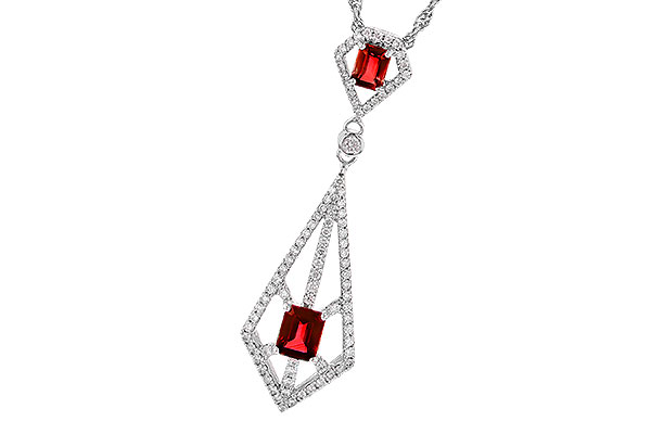 D300-58876: NECK .63 TW RUBY .93 TGW