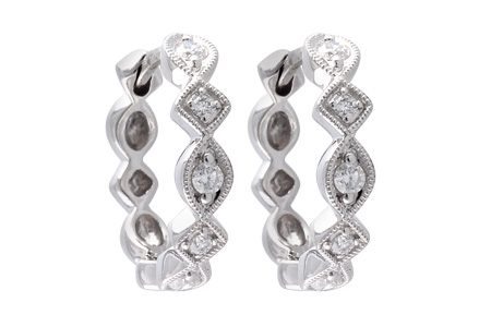 F028-73366: EARRINGS .22 TW