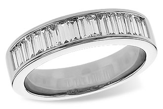 G302-37066: LDS DIA WED RG .70 TW BAGUETTES