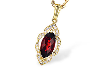 H300-62466: NECK 1.25 GARNET 1.36 TGW