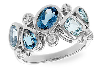 H301-51548: LDS RG 2.57 BLUE TOPAZ TW 2.75 TGW