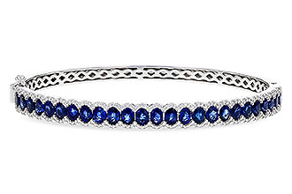 L302-44284: BANGLE 5.09 TW SAPPHIRE 5.65 TGW