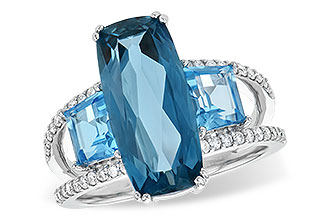 M217-87948: LDS RG 6.40 TW BLUE TOPAZ 6.67 TGW